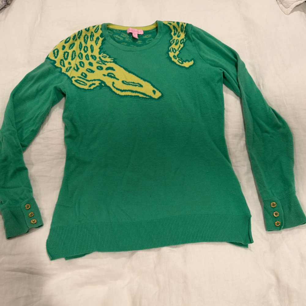 Lilly Pulitzer gator sweater